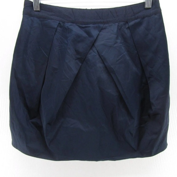 J. Crew Taffeta Marvell’s Lined Mini Skirt, Size: 8, Color: Navy - Picture 10 of 11
